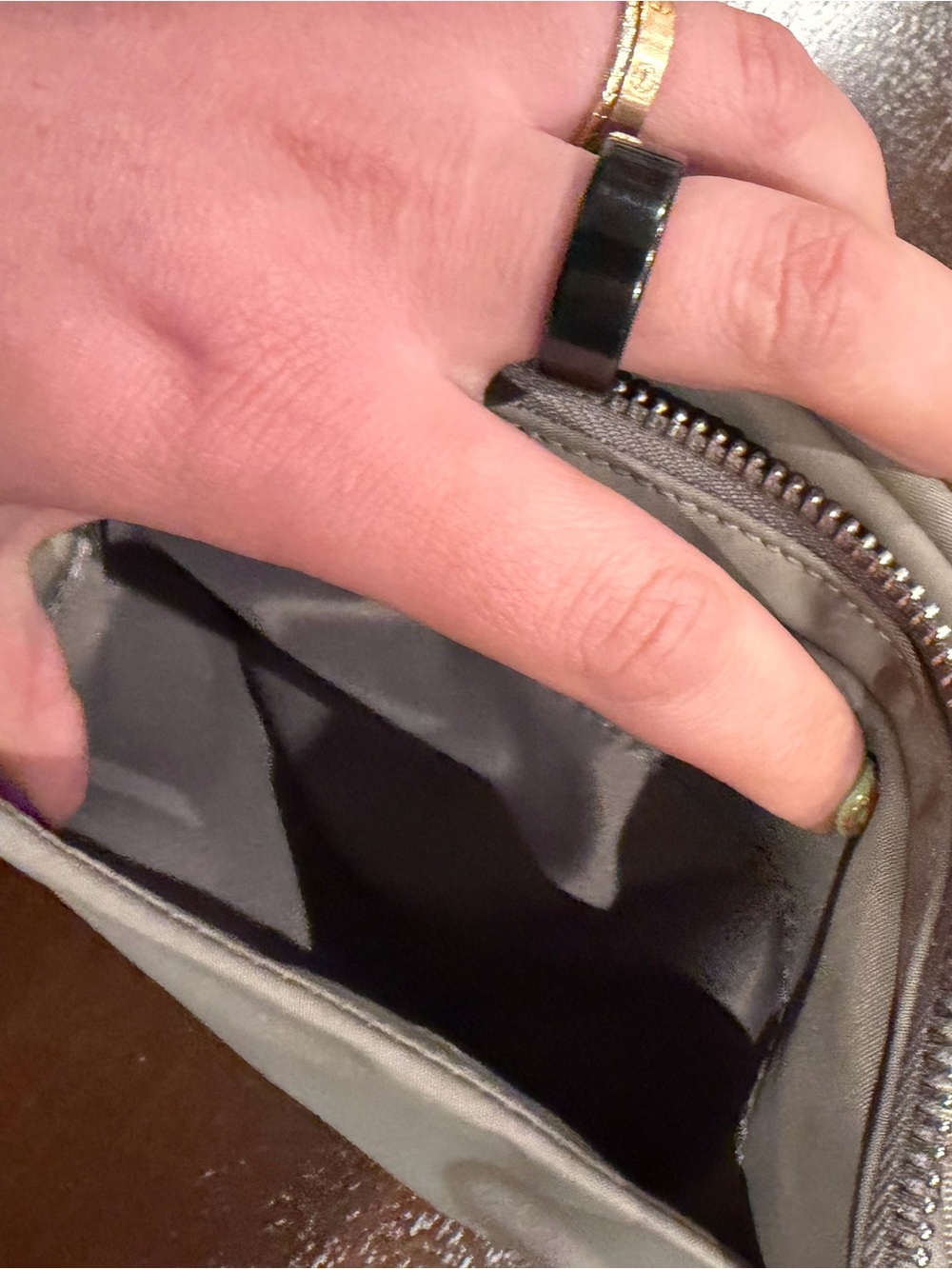 Like new lululemon athletica Crossbody Bag in Taupe - Picture 9 of 10
